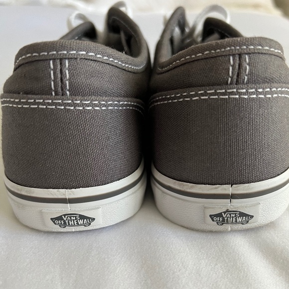 Vans Off the Wall Grey/Gray Lace-Up Sneakers, Brand new, Size US 7 - Picture 10 of 11
